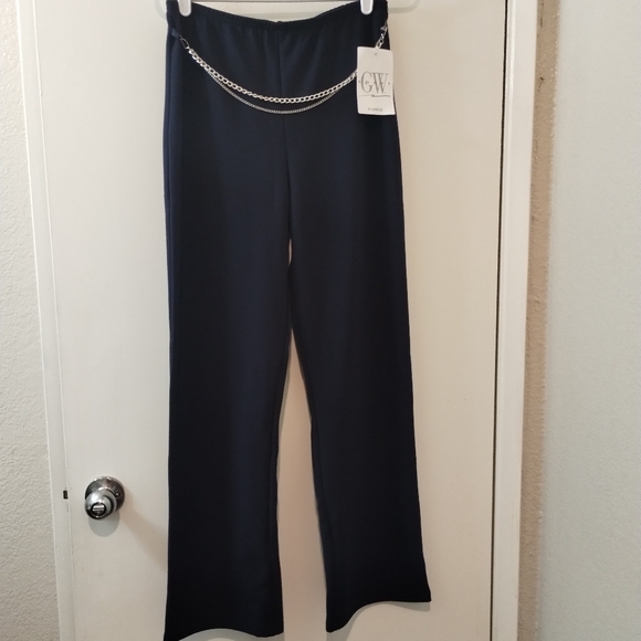 G. W. Sport Women's Navy Blue Dressy Pants Size XL nwot - Picture 1 of 5